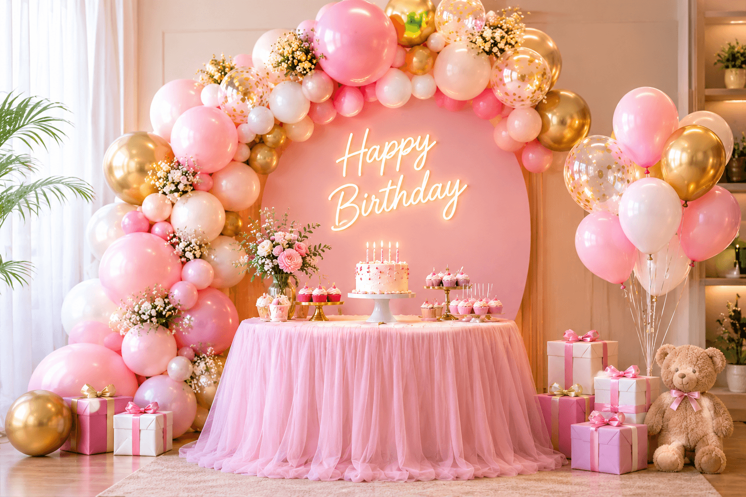 Birthday Balloon Decoration photo 1