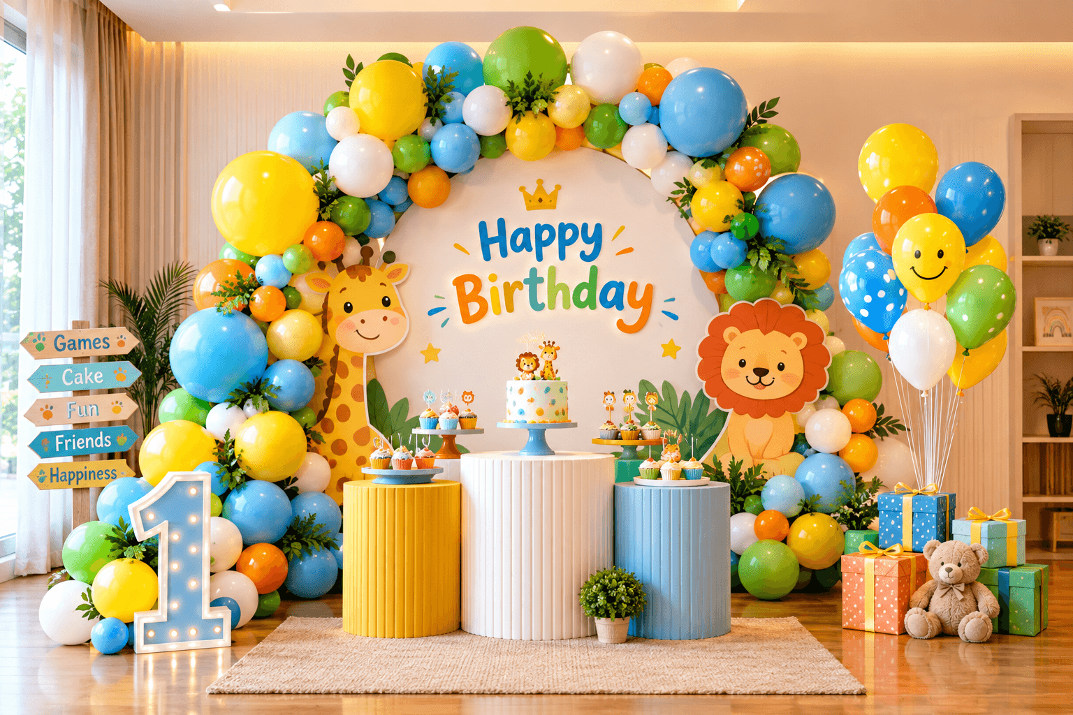 Kids Birthday Balloon Decor photo 1